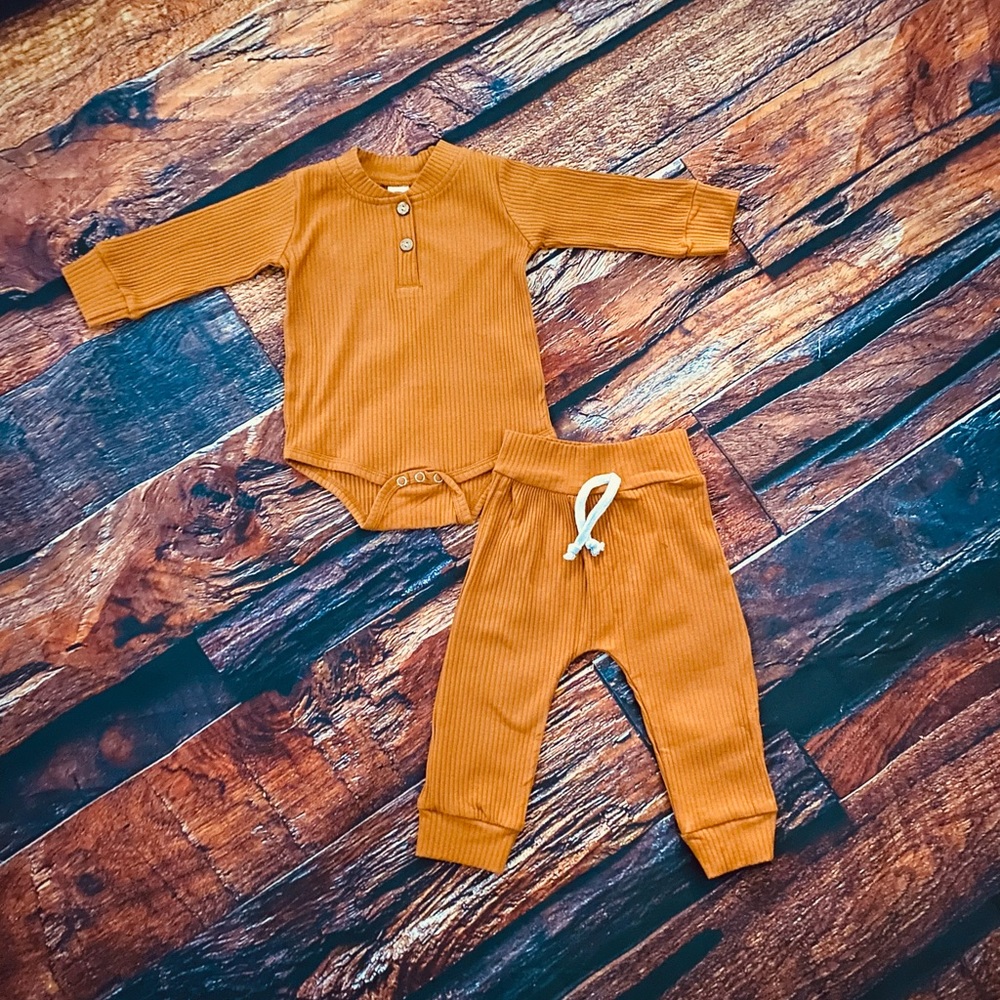 Gender Neutral Henley Set